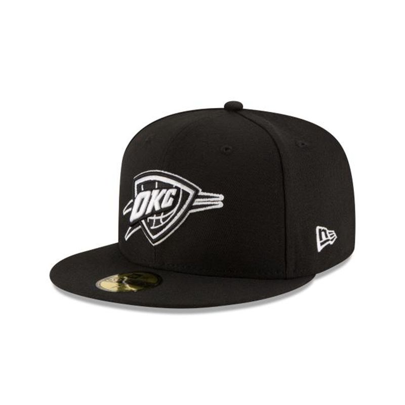 NBA Oklahoma City Thunder 59Fifty Fitted (BOQ1362) - Black New Era Caps